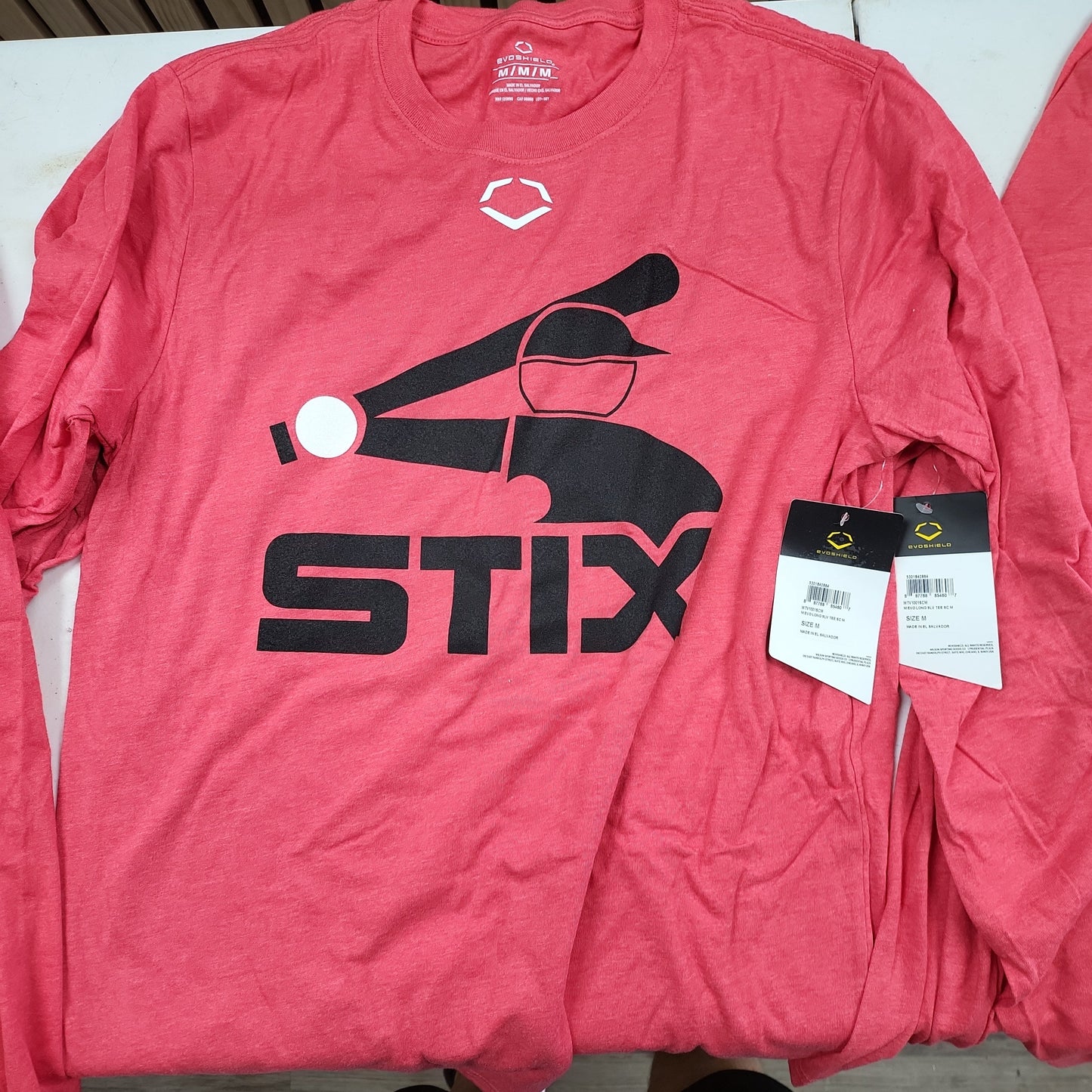 EVOSHIELD STIX MAN LONG SLEEVE COTTON