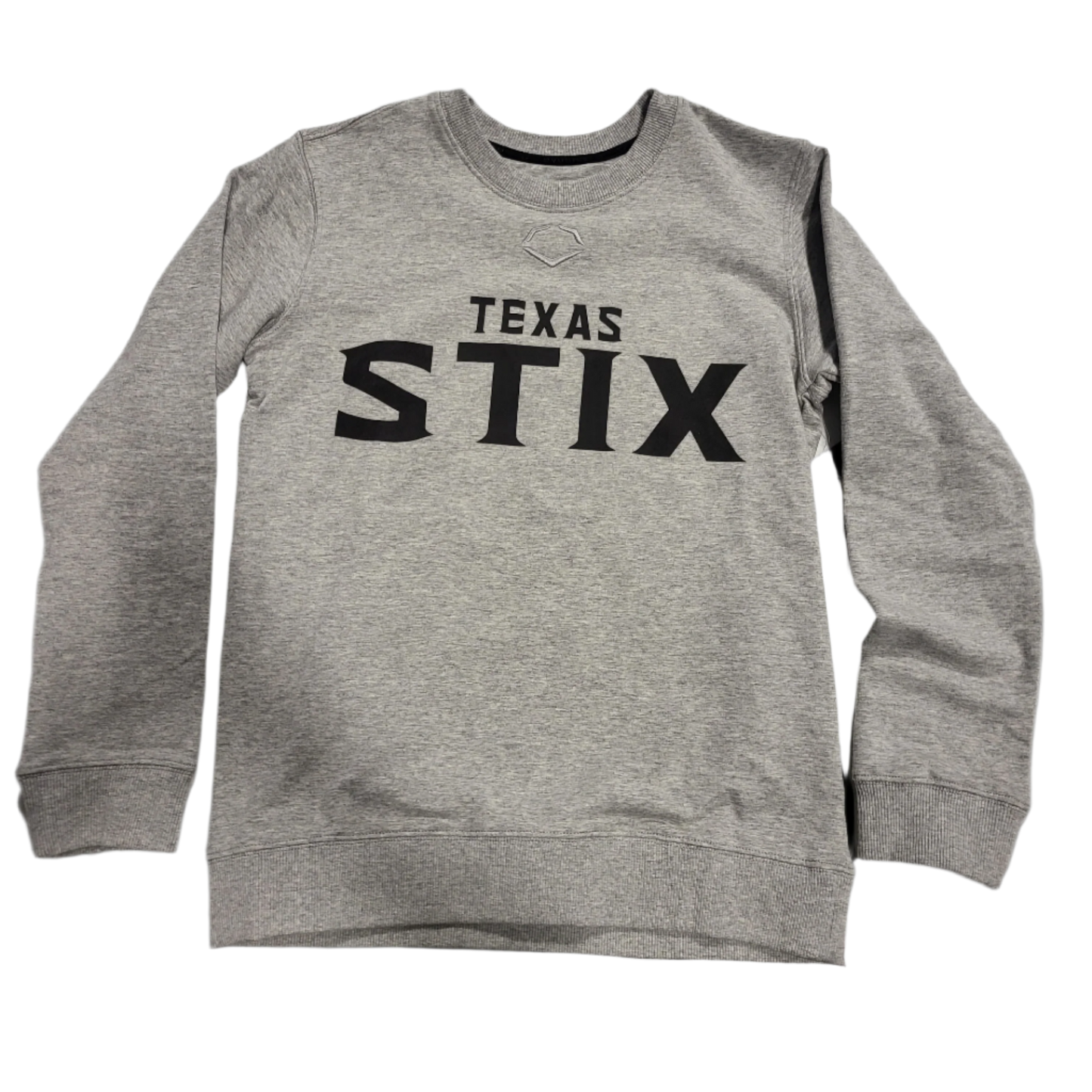 EVOSHIELD YOUTH "TEXAS STIX" GREY SWEATSHIRT