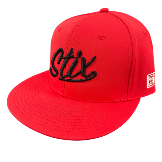 STIX SCRIPT FITTED HAT