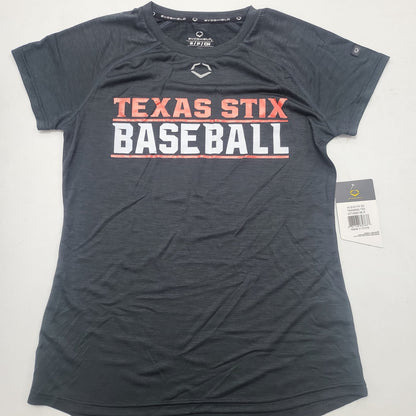 EVOSHIELD "TEXAS STIX BASEBALL" WOMENS FX TRAINING TEE
