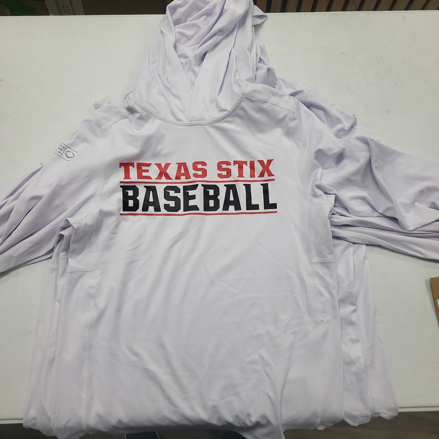 EVOSHIELD ADULT "TEXAS STIX BASEBALL" EVOSHIELD LTWGT TRAINING HOODIE 2.0