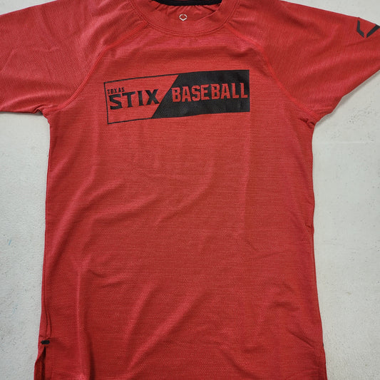 EVOSHIELD ADULT "TEXAS STIX BASEBALL" TRAINING TEE 2.0