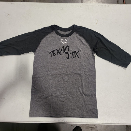 EVOSHIELD YOUTH "TEXAS STIX" 3/4 TEE