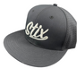 STIX SCRIPT PERFORATED HAT