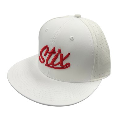 STIX SCRIPT PERFORATED HAT