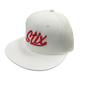 STIX SCRIPT PERFORATED HAT