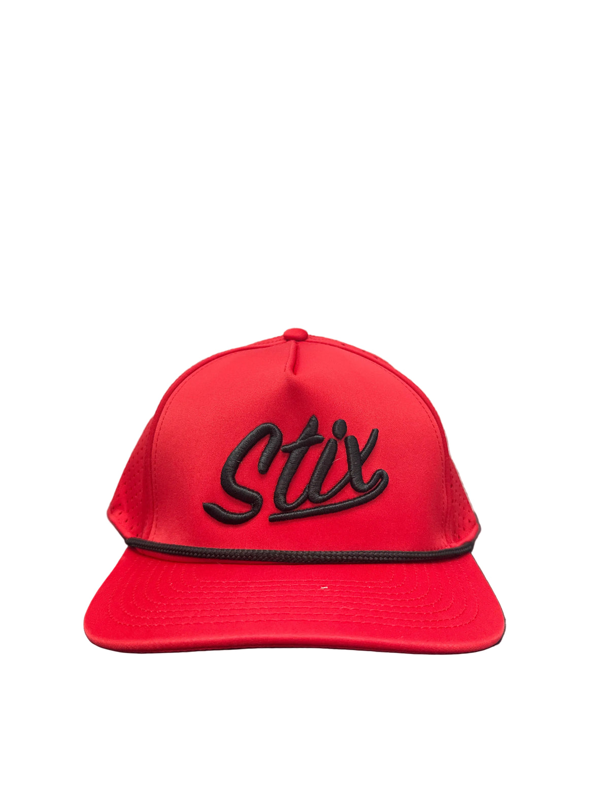 Stix Script Perforated Rope Hat