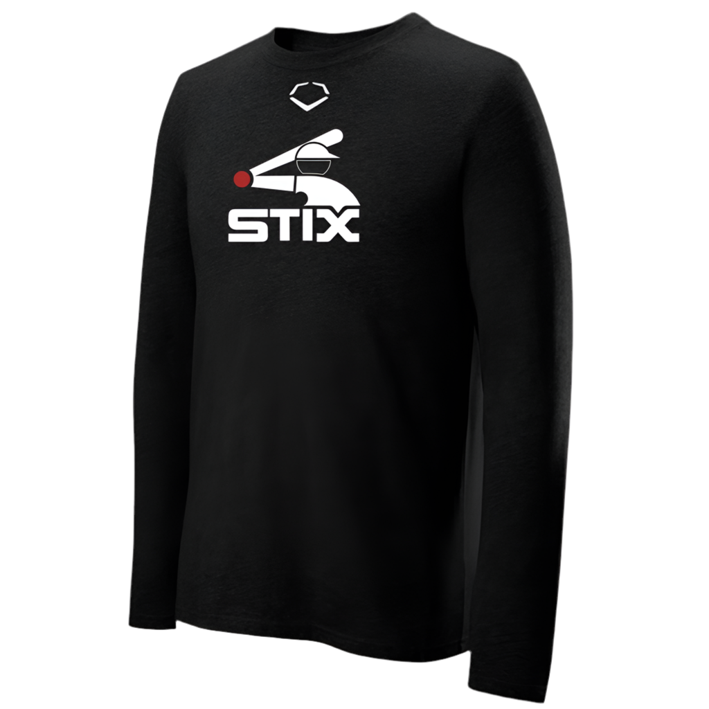 EVOSHIELD STIX MAN LONG SLEEVE COTTON TEE