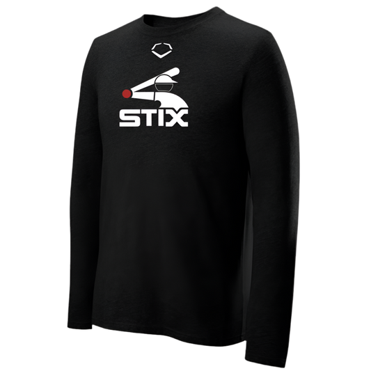EVOSHIELD STIX MAN LONG SLEEVE COTTON TEE