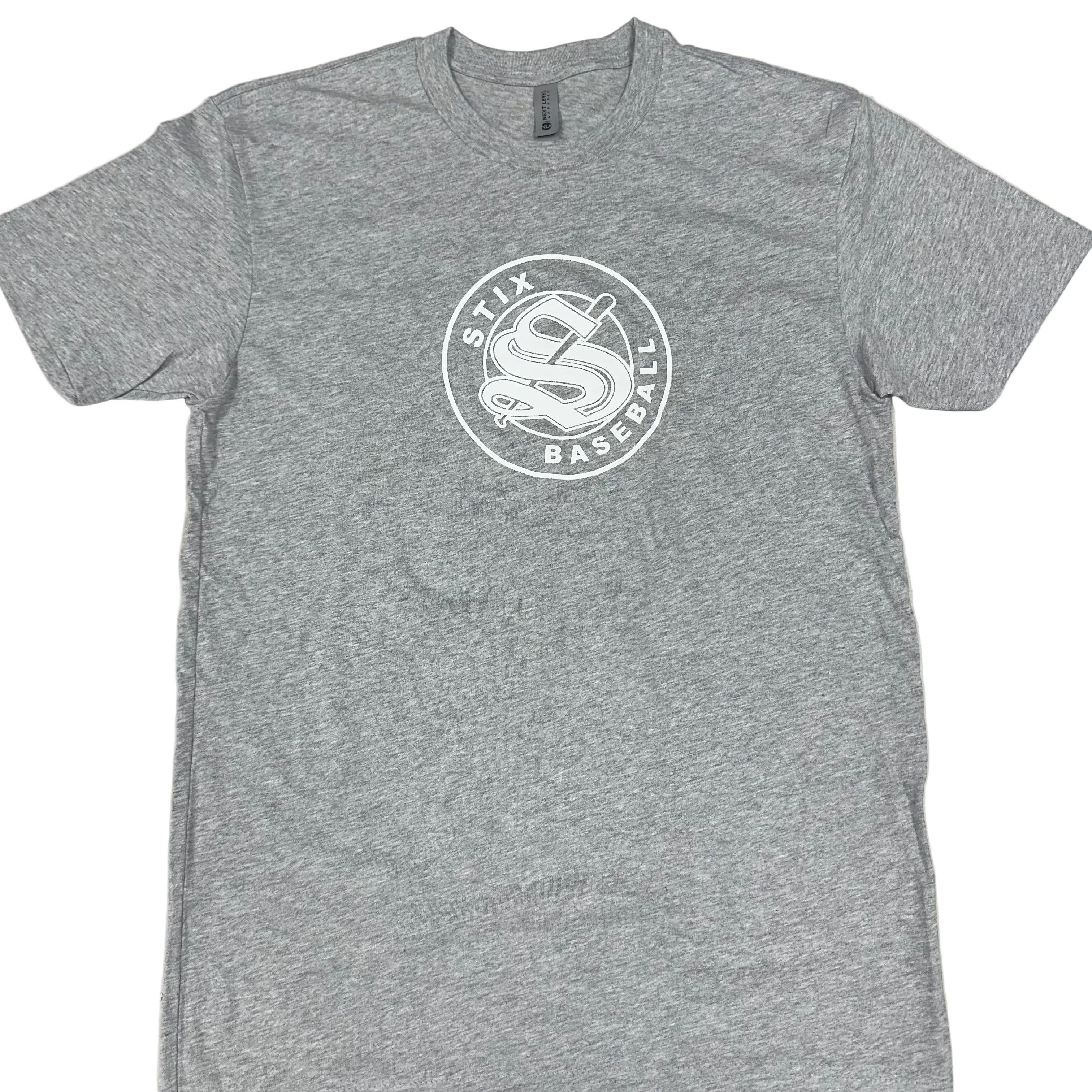 Next Level Stix Script Cotton Tee