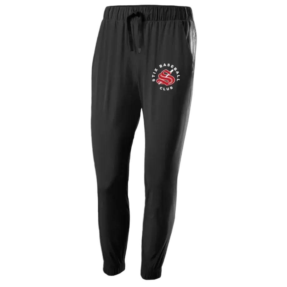EVOSHIELD WOMENS STIX BASEBALL CLUB CREST WOVEN JOGGERS