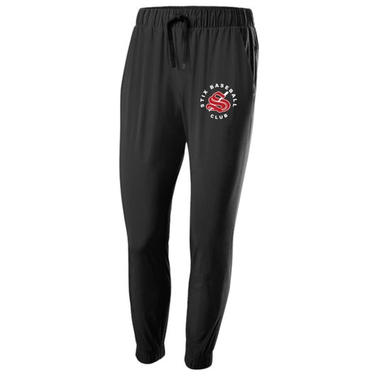 EVOSHIELD WOMENS STIX BASEBALL CLUB CREST WOVEN JOGGERS
