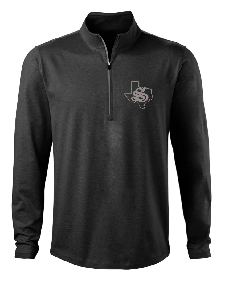 EVOSHIELD DAYBREAK LIGHTWEIGHT 1/4 ZIP BLACK
